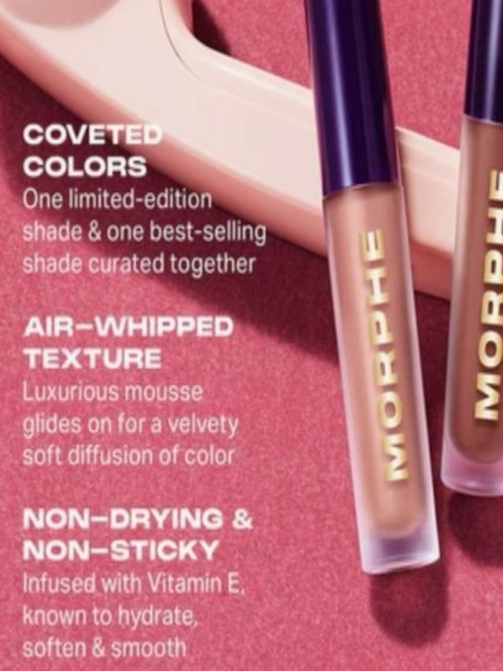 MORPHE LIMITED EDITION KISS + BREAKUP SOULMATTE LIP MOUSSE DUO - Picture 10 of 14